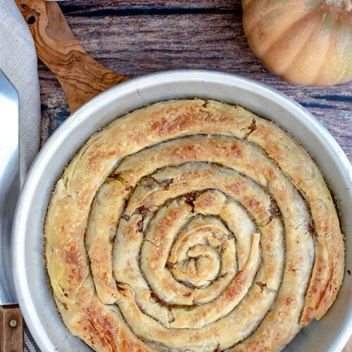 Banitsa alla zucca dolce