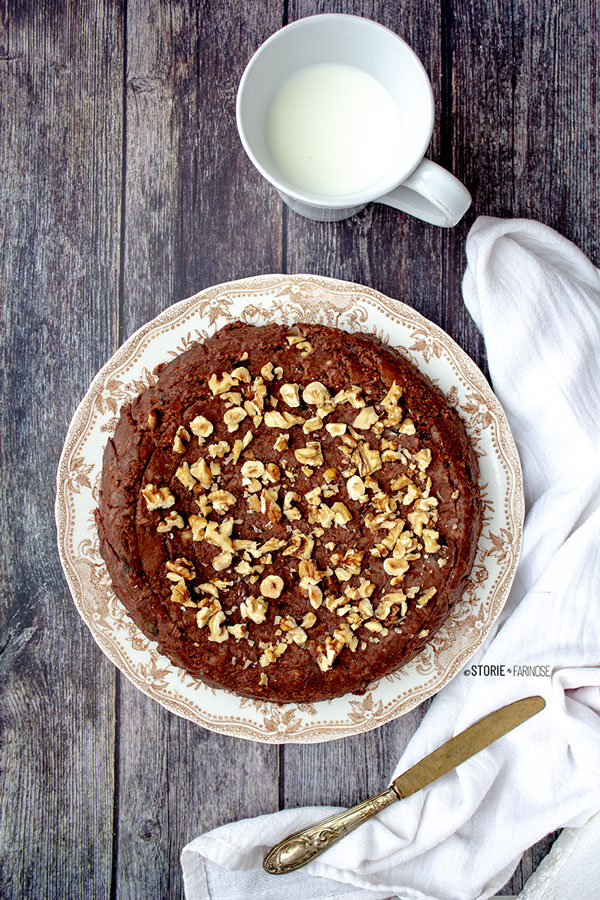 torta di pane cioccolato e noci