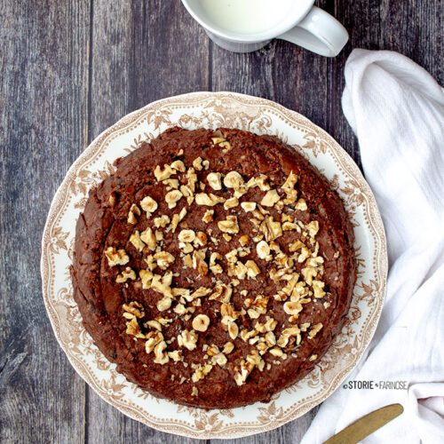 torta di pane al cioccolato e noci copertina