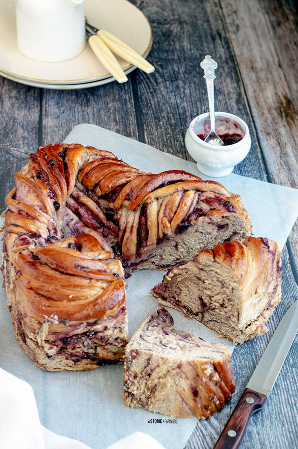 babka cuore ebraico taglio