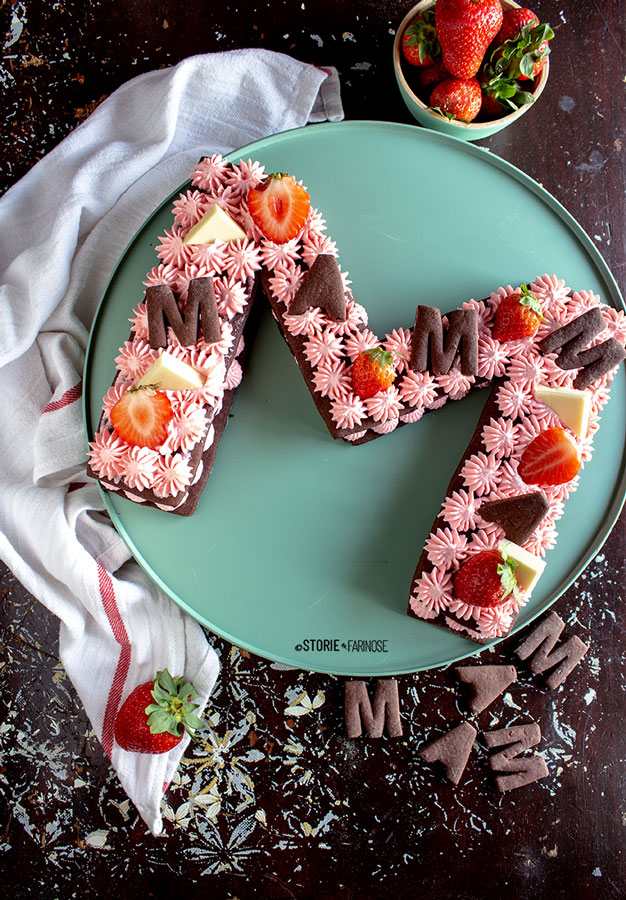 letter cake al cioccolato