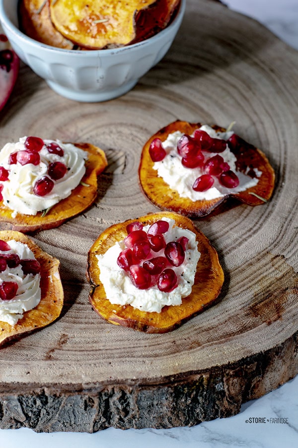 chips di patate al forno con formaggio