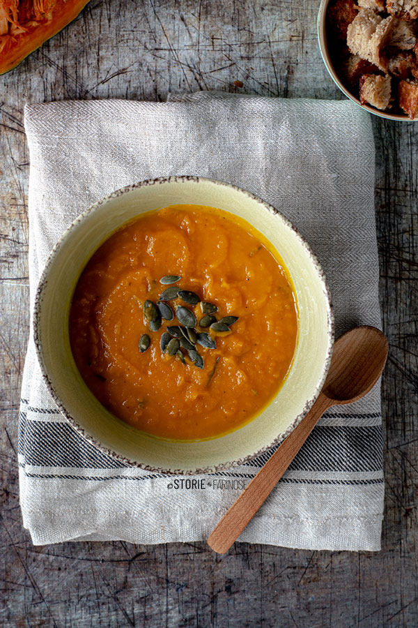 crema di zucca senza patate