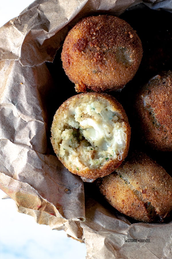 polpette di pane alla siciliana interno primo piano