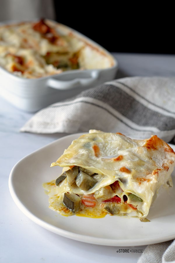 lasagne vegetariane  fetta interno