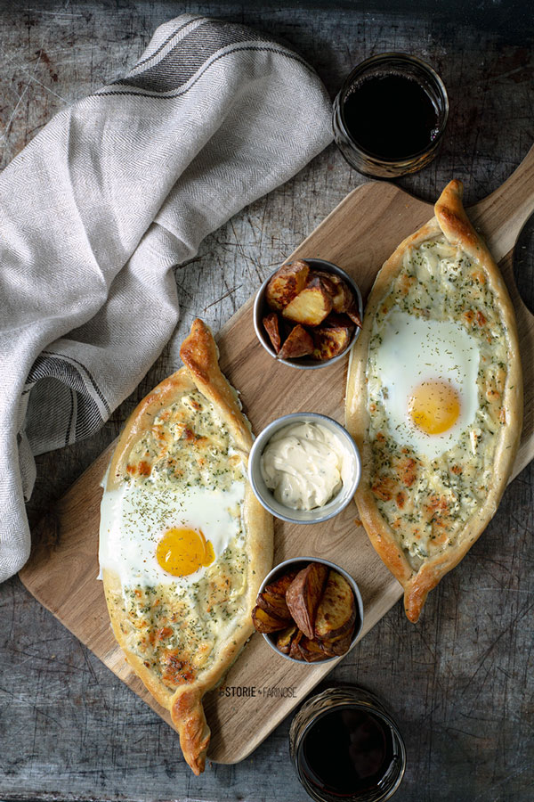 khachapuri adjaruli menu